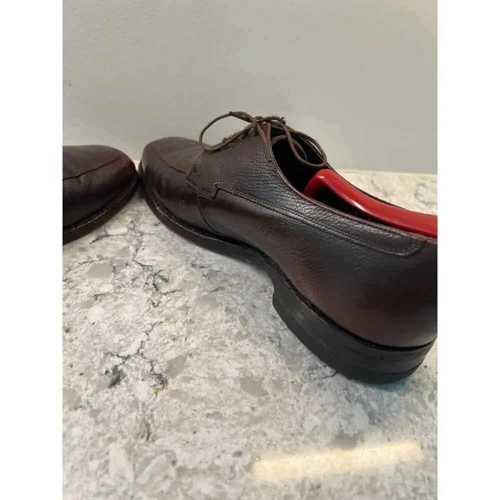 The Florsheim Shoe Men's Brown Leather Lace Up Dress Shoes Size 8.5 JL